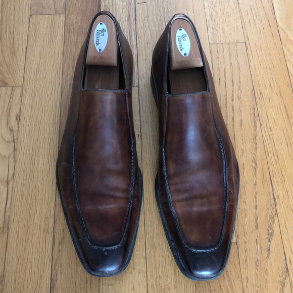 Genuine Leather Magnanni Mens Shoes 